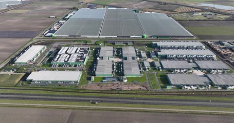 Data center in North holland showcaing IT infrastructure, internet tehcnology, AI, server space and cloud services.