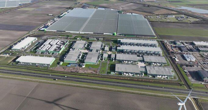 Data center in North holland showcaing IT infrastructure, internet tehcnology, AI, server space and cloud services.