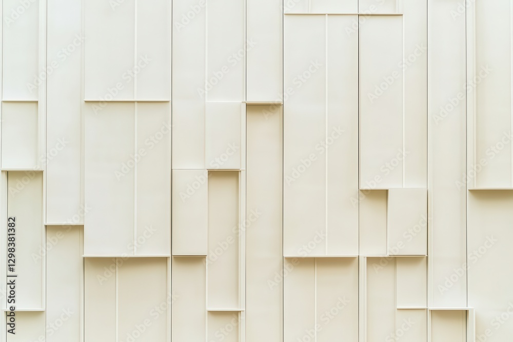Poster modern textured wall panel design with vertical lines creating depth in a contemporary interior spac