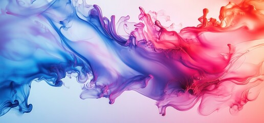 Chromatic Symphony: An abstract composition featuring a dynamic interplay of vibrant colors blending and swirling to create a captivating display, evoking a sense of artistic flow and ethereal beauty.