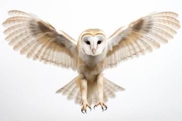 Obraz premium Owl animal white bird.