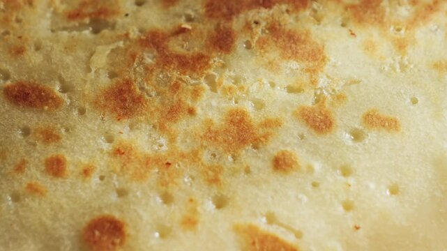 Freshly fried hot chicken quesadilla on a wooden board. Mexican quesadillas. High quality 4k footage