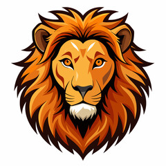 Lion head vector illustration 