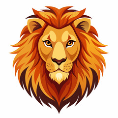 Lion head vector illustration 