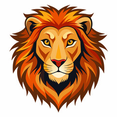 Lion head vector illustration 