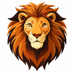 Lion head vector illustration 