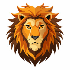 Lion head vector illustration 
