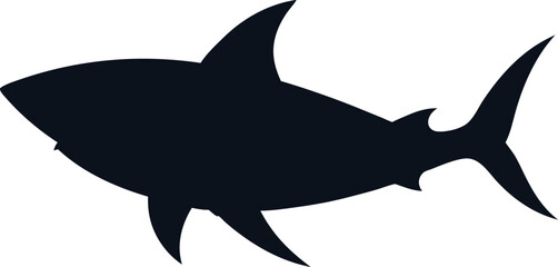 fish silhouette vector illustration