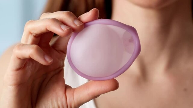 Diaphragm Vaginal Contraceptive Ring. Spermicide Contraception