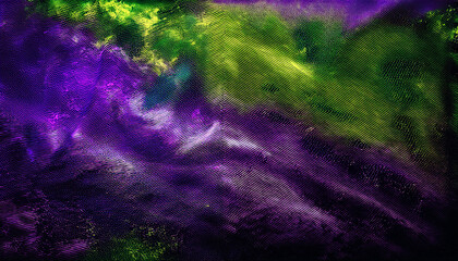 Fototapeta premium Abstract Sport Background with Purple and Green Brush Texture and Halftone Effect. Grunge Background for Banner or Poster Design Sports Background for Dynamic Banner.