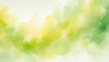 Water color backdrop. Yellow green background watercolor. Abstract green yellow splash watercolor on white background. Green surface background watercolor. Green splash watercolor.