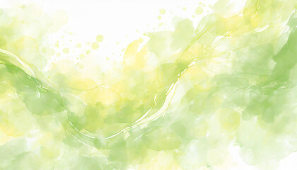 Water color backdrop. Yellow green background watercolor. Abstract green yellow splash watercolor on white background. Green surface background watercolor. Green splash watercolor.