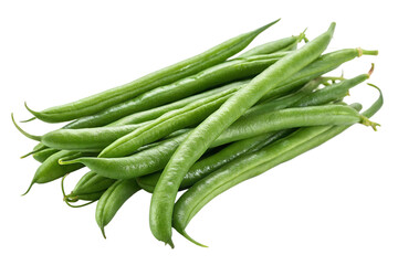 Fototapeta premium green beans isolated on transparent background png