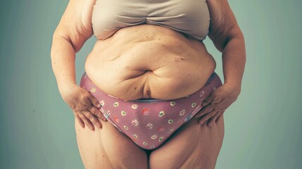 A confident individual showcasing body positivity in a casual setting, emphasizing self-acceptance and empowerment