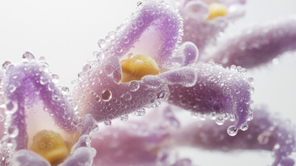 Fototapeta premium A close-up of fresh lavender flowers