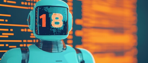 Fototapeta premium Digital Marketing Infographics concept. Futuristic Digital Marketing Infographic with AI Driven Analytics Dashboard