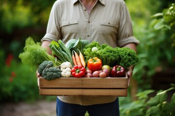 Garden vegetable gardening outdoors.