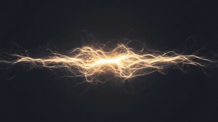 abstract glowing mesh with cyber light waves and futuristic effect