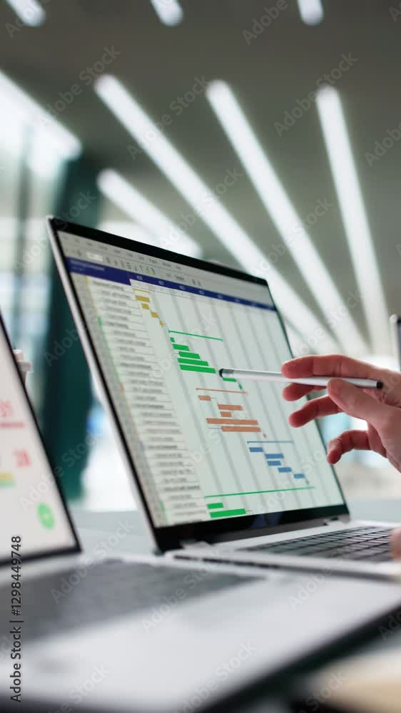 Poster gantt gantt software project