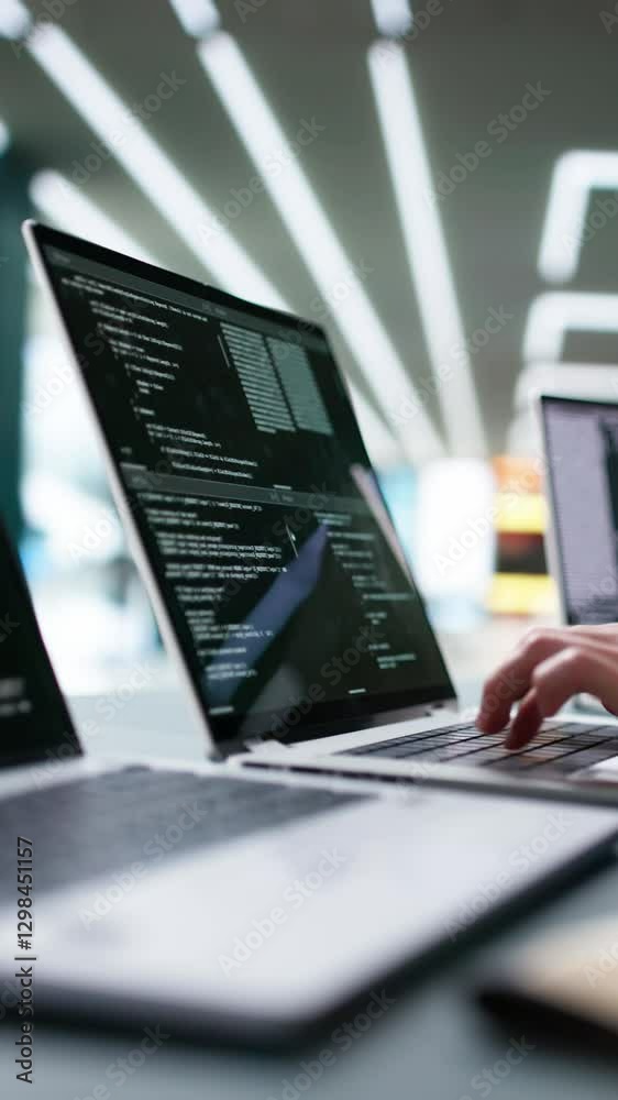 Poster Software Programmer Or Coder Woman