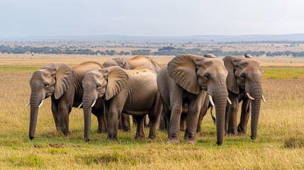 Explore elephants in the african savannah an ecotourism wildlife experience