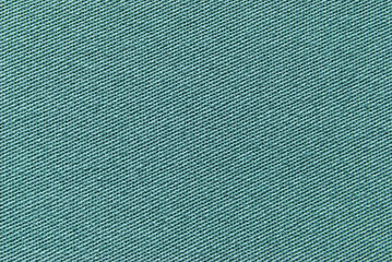 Green cotton twill fabric texture as background