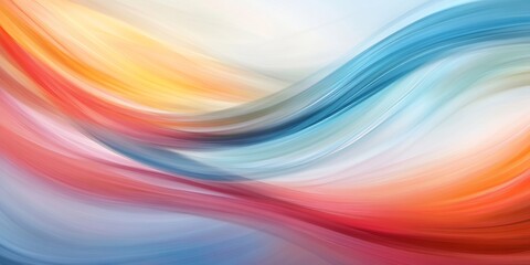Fototapeta premium abstract color swirls with glowing motion transparency