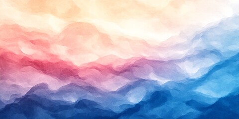 Obraz premium dreamy digital clouds with futuristic soft glow