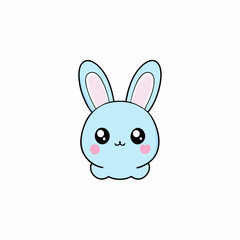 easter bunny with a white background