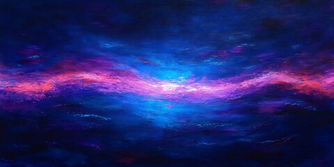 luminous abstract trails merging in futuristic mist