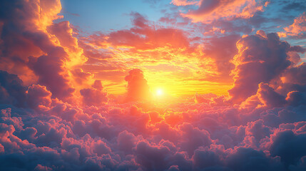 Fototapeta premium 夕日と海