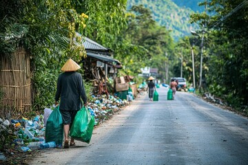 Sustainable tourism & community cleanup global initiatives for waste reduction
