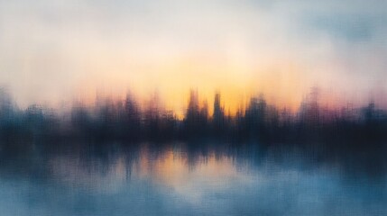 Fototapeta premium soft futuristic mist blending with abstract transparency