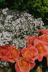 different assortment of flowers and compositions
