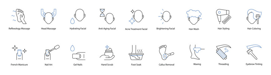 Comprehensive Beauty and Wellness Package: Spa, Hair, and Nail Treatments