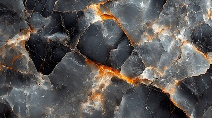 A stunning marble surface with soft gray and beige tones, enriched by vibrant gold veins.