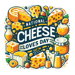 Cheese Day vector design