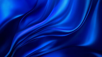 Obraz premium Luxurious blue silk fabric texture for elegant design and decoration