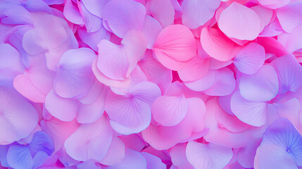 Fototapeta premium Soft pink and purple flower petals texture for elegant floral backgrounds