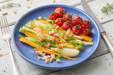 Lauchgemüse mit Karotten