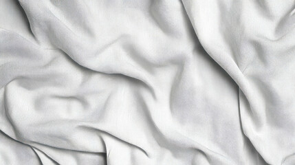Fototapeta premium Minimalist soft linen texture with subtle wrinkles for design backgrounds