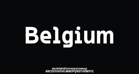 Future modern alphabet font. Typography urban style fonts for sport, technology, digital, movie logo design
