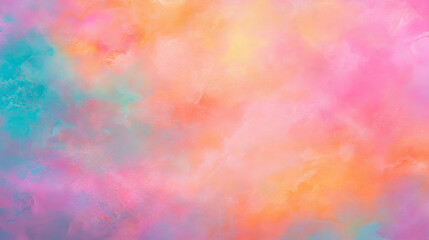 Soft pastel watercolor background in vibrant blended colors for artistic design