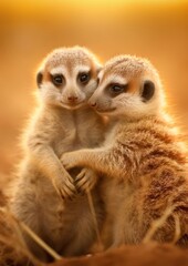 Meerkats wildlife animal mammal.