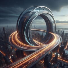 On a loop it serves as a dynamic brand element