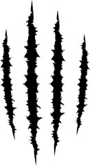 Animal Claw Scratch Mark Illustration Vector