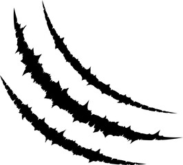 Animal Claw Scratch Mark Illustration Vector