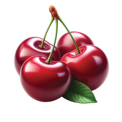 cherry isolated on white background