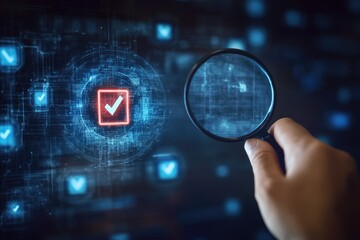 Analyzing digital checkmark approvals