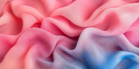 Obraz premium abstract neon Easter ribbons flowing soft waves --ar 2:1